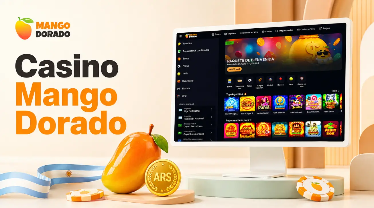 MangoDorado Casino Online en Argentina con Juegos en Vivo Hoy